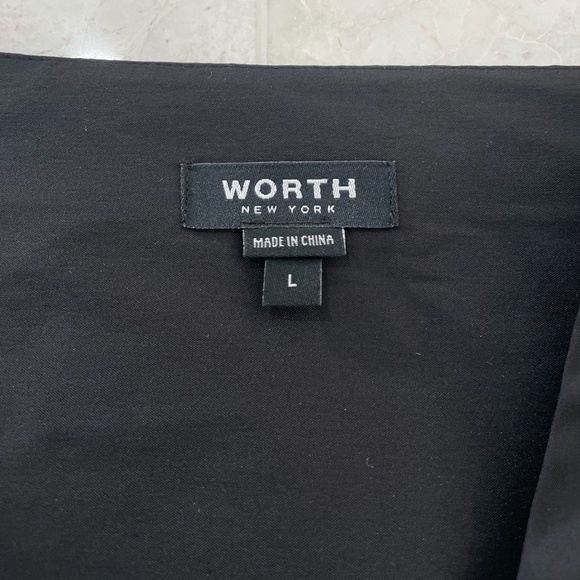 WORTH {L} Top Tunic Black 🆕 Long-Sleeved - Picture 3 of 16